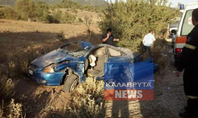 Τραγωδία: Νεκρό ζευγάρι σε τροχαίο στα Καλάβρυτα